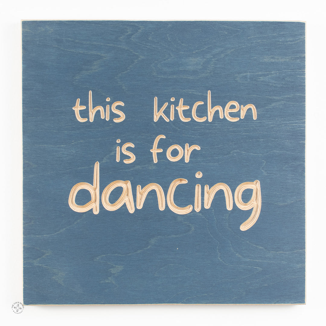 this kitchen is for dancing