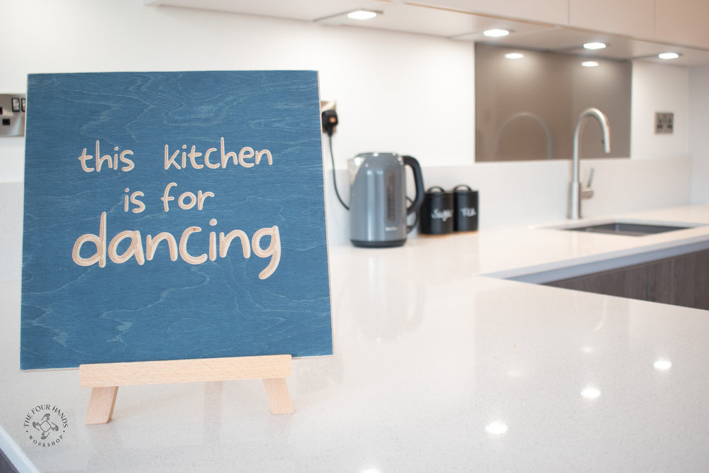 this kitchen is for dancing