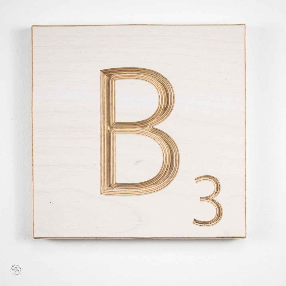 'B' Scrabble Tile