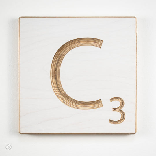 'C' Scrabble Tile