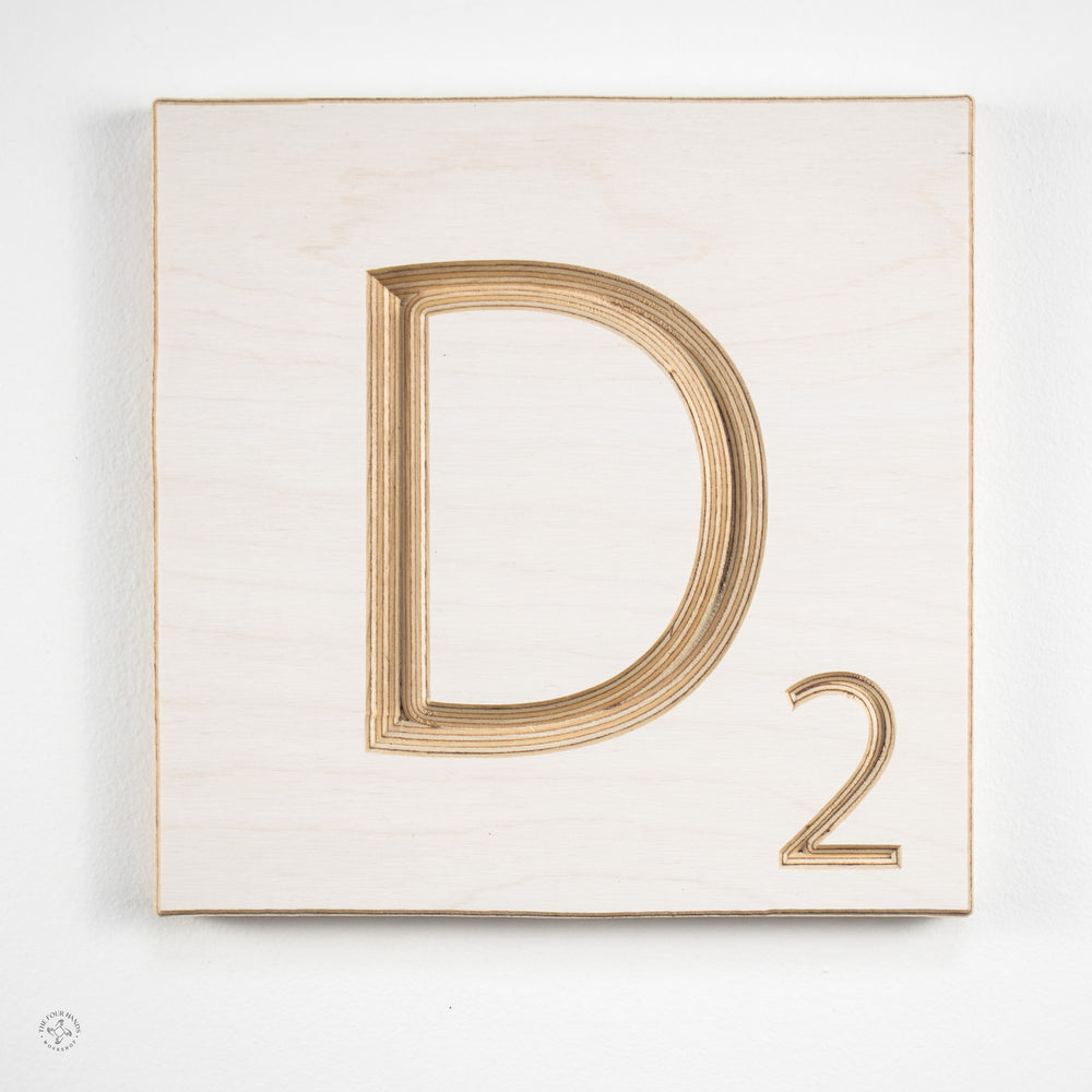 'D' Scrabble Tile