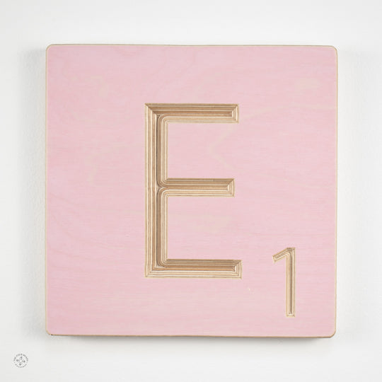 'E' Scrabble Tile