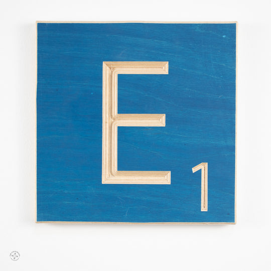 'E' Scrabble Tile