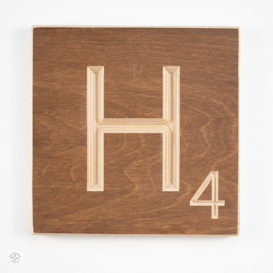 'H' Scrabble Tile