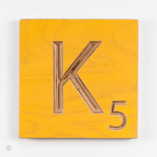 'K' Scrabble Tile