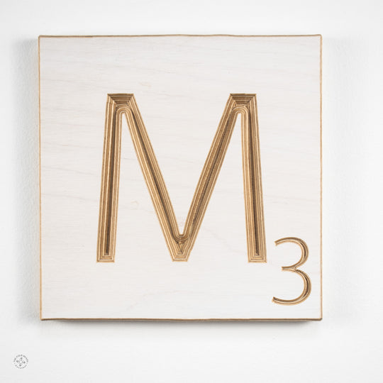 'M' Scrabble Tile