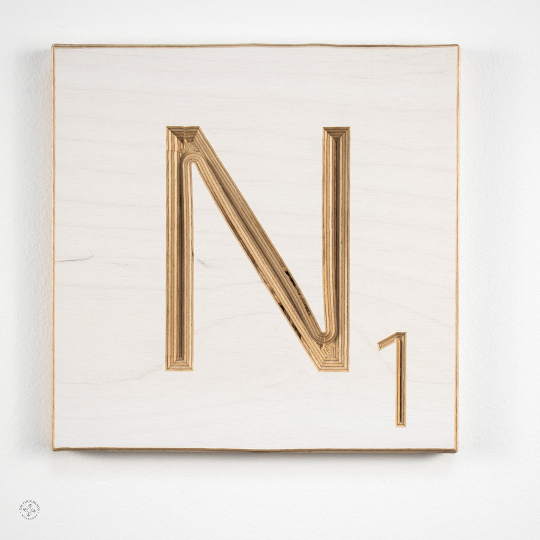 'N' Scrabble Tile