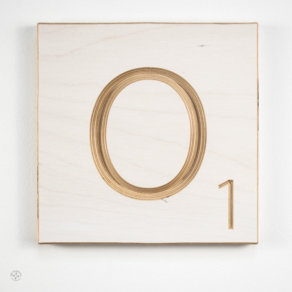 'O' Scrabble Tile