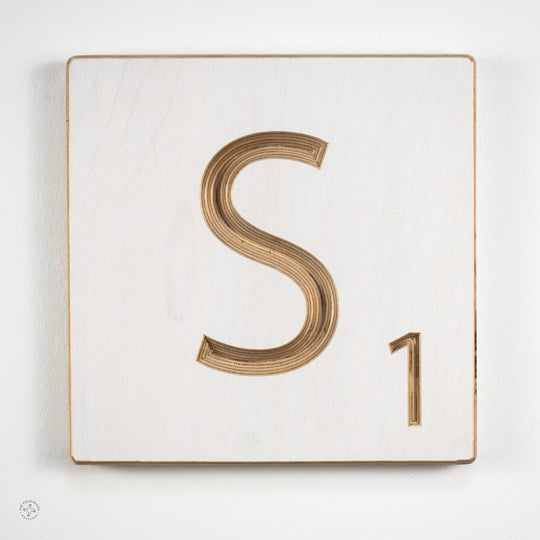 'S' Scrabble Tile