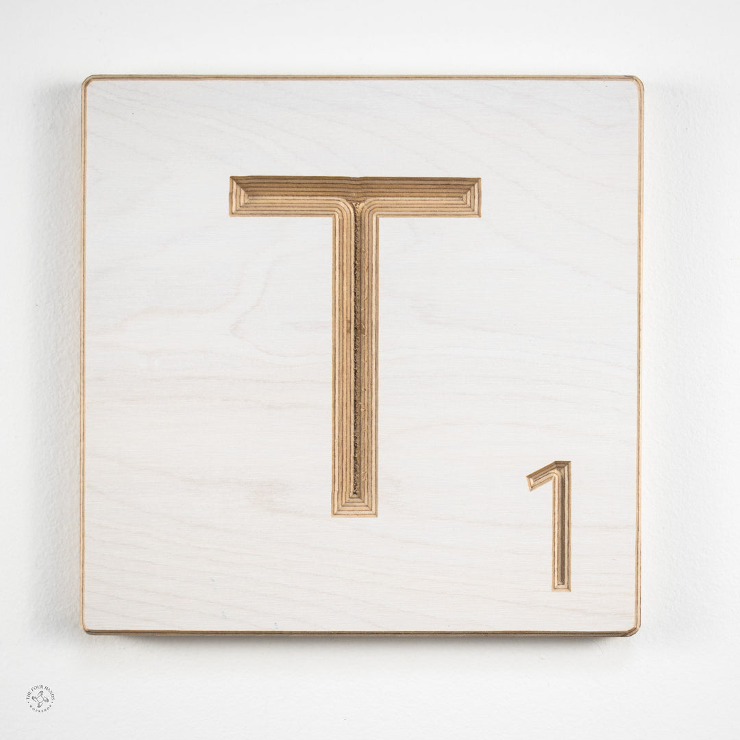'T' Scrabble Tile