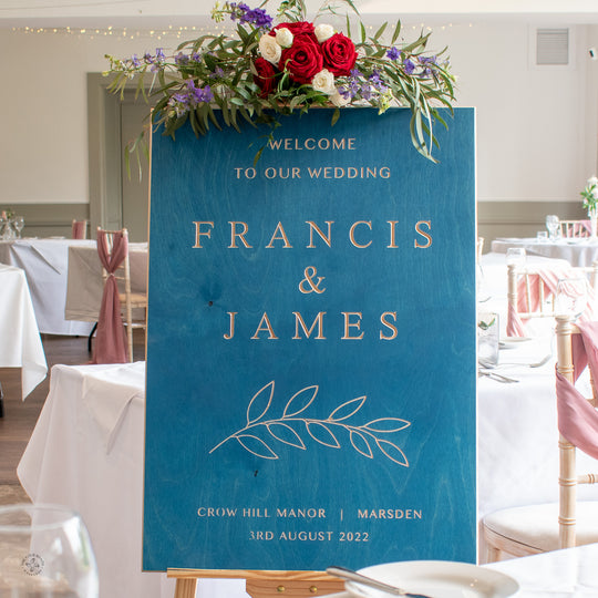 'The Kenwood' Welcome to our Wedding Sign