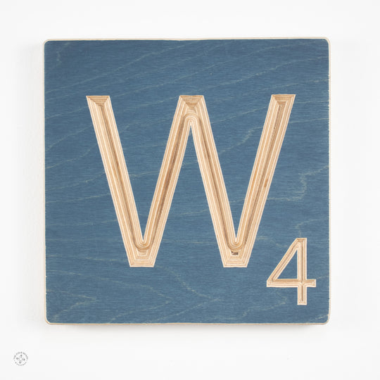 'W' Scrabble Tile