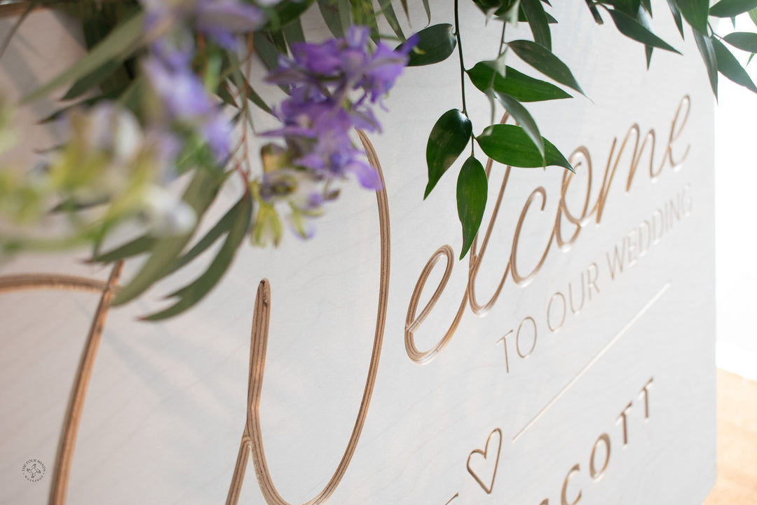 'The Whirlow' Welcome to our Wedding Sign