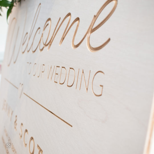 'The Whirlow' Welcome to our Wedding Sign