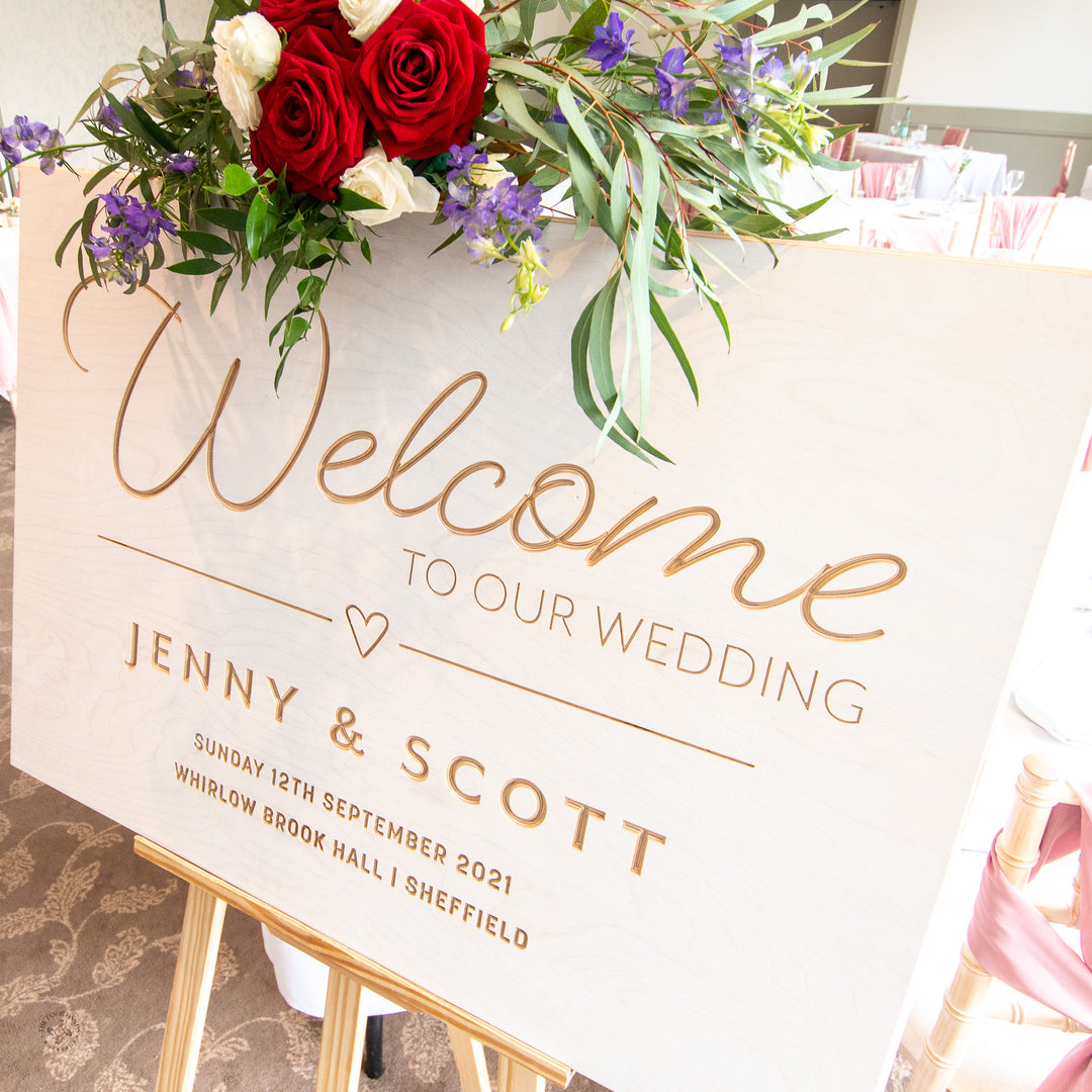 Welcome to our Wedding Sign - Pre-Order