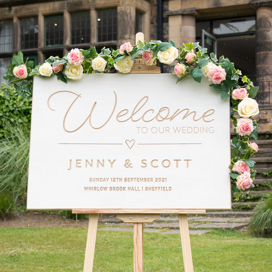 'The Whirlow' Welcome to our Wedding Sign