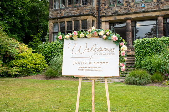 'The Whirlow' Welcome to our Wedding Sign