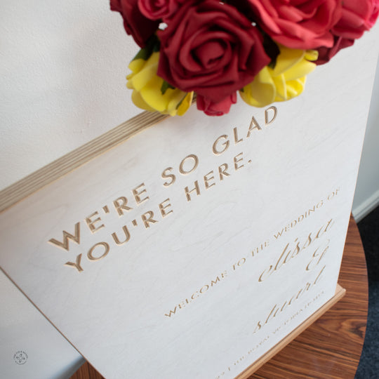 'The Whitley' Welcome to our Wedding Sign