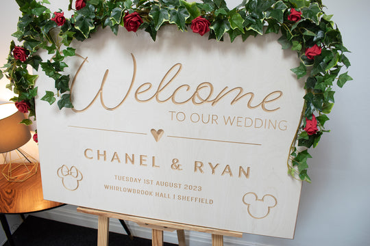 'The Whirlow' Welcome to our Wedding Sign