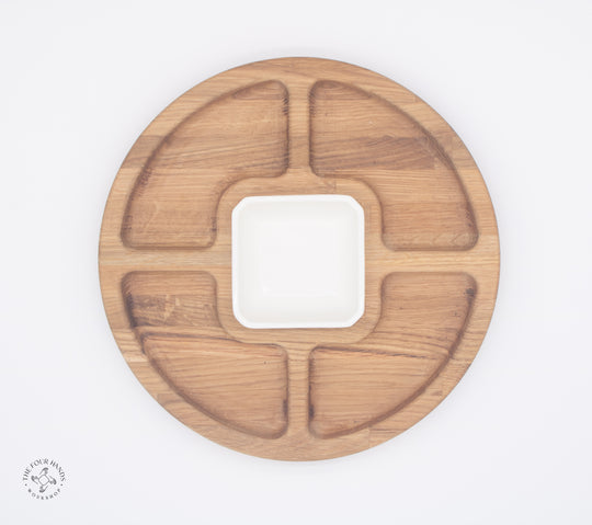 Solid Oak Serving Dish