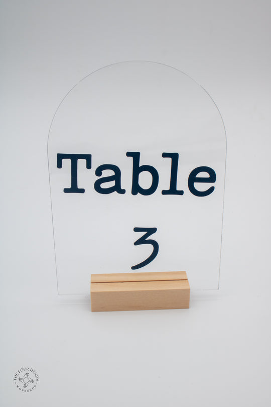 Acrylic Table Signs
