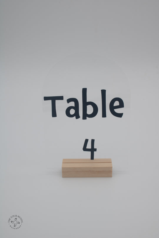 Acrylic Table Signs