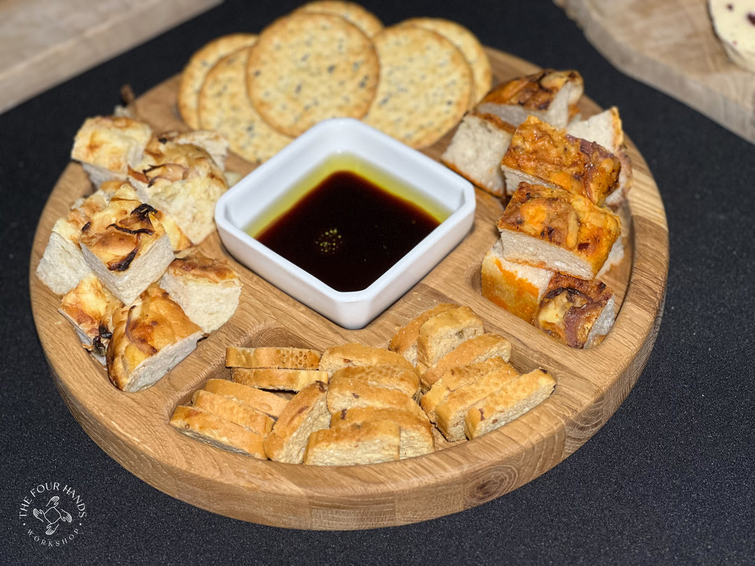 Solid Oak Serving Dish