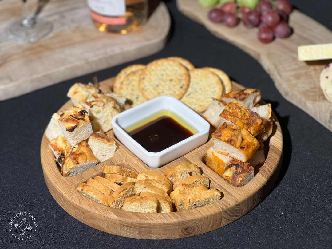 Solid Oak Serving Dish