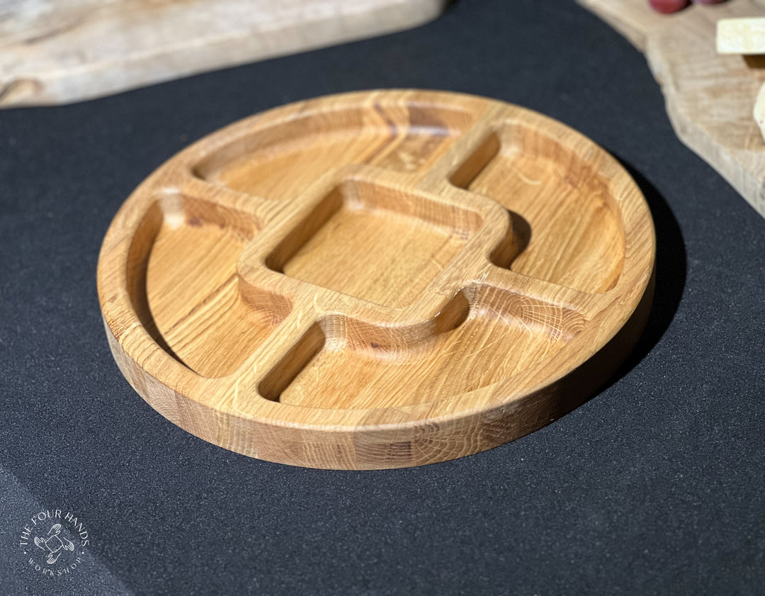 Solid Oak Serving Dish