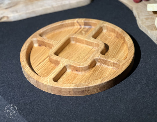 Solid Oak Serving Dish