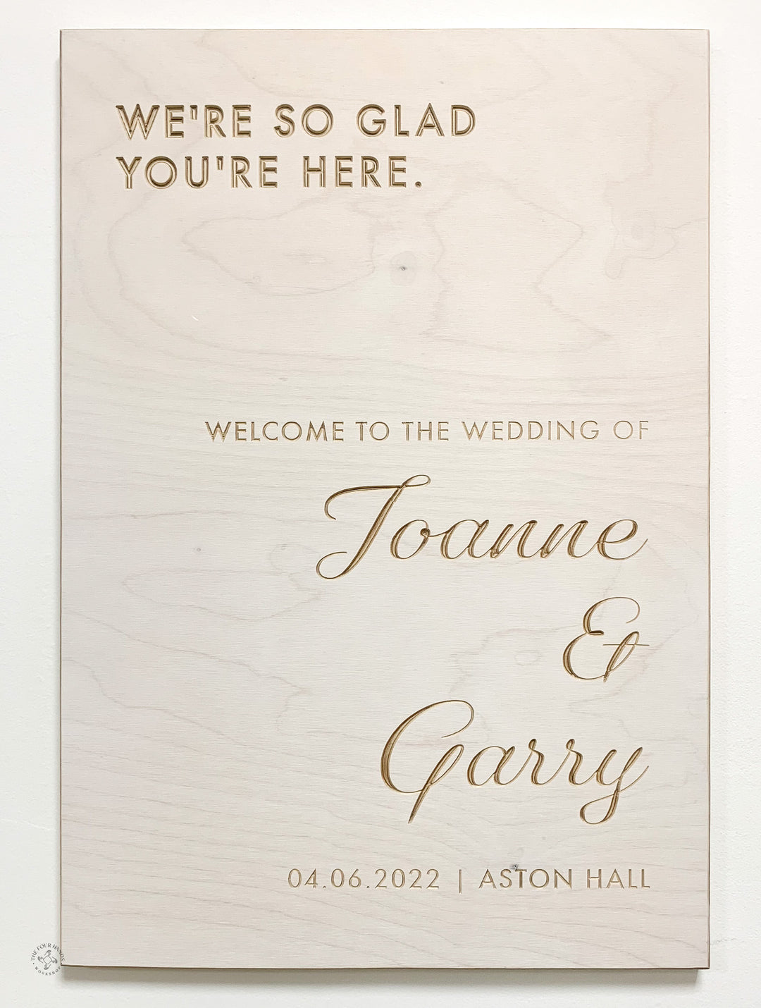 'The Whitley' Welcome to our Wedding Sign
