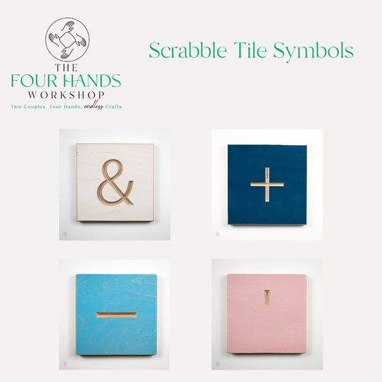 Scrabble Tile symbols