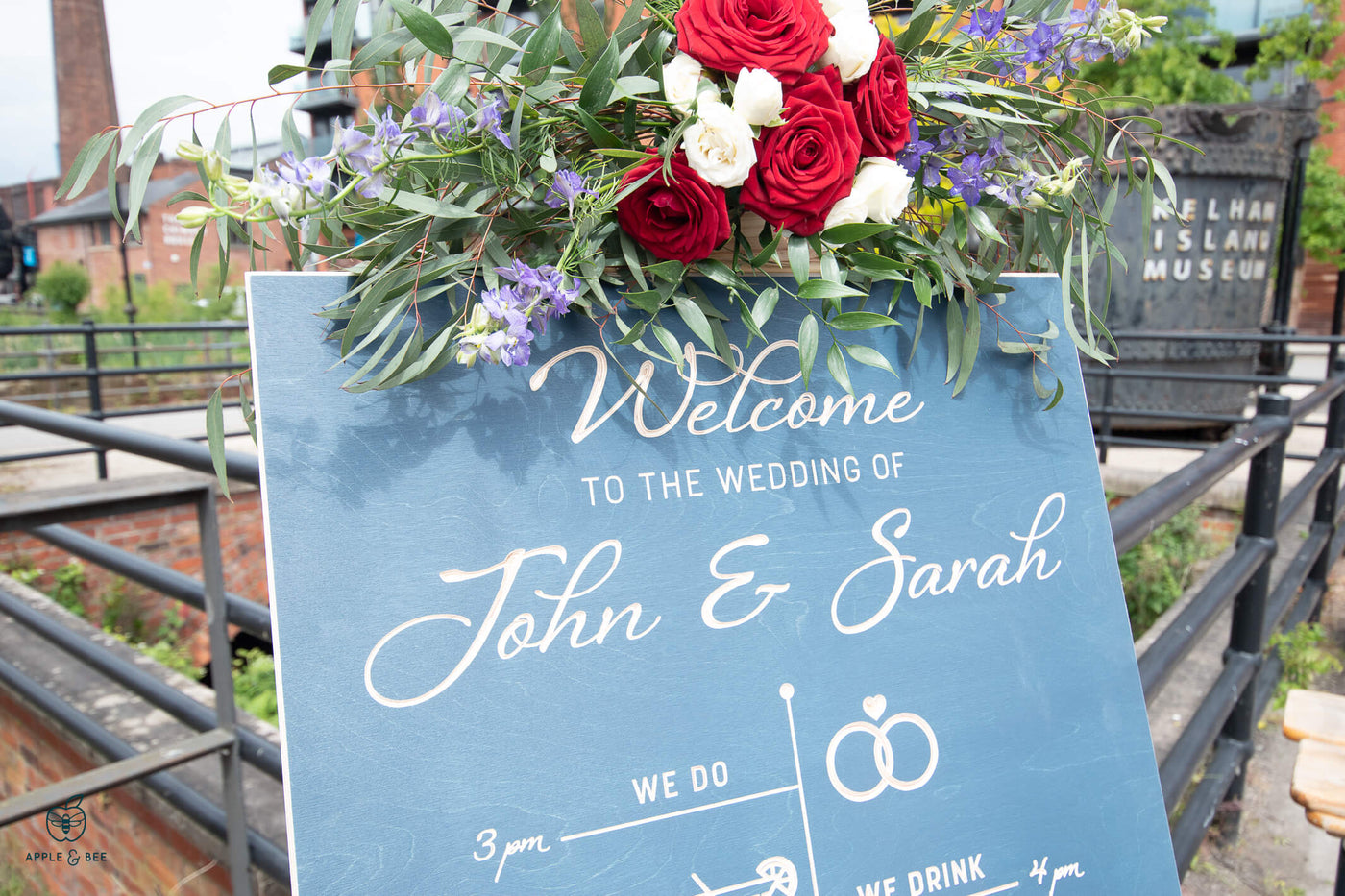 'The Mowbray' Order of the Day Wedding Sign