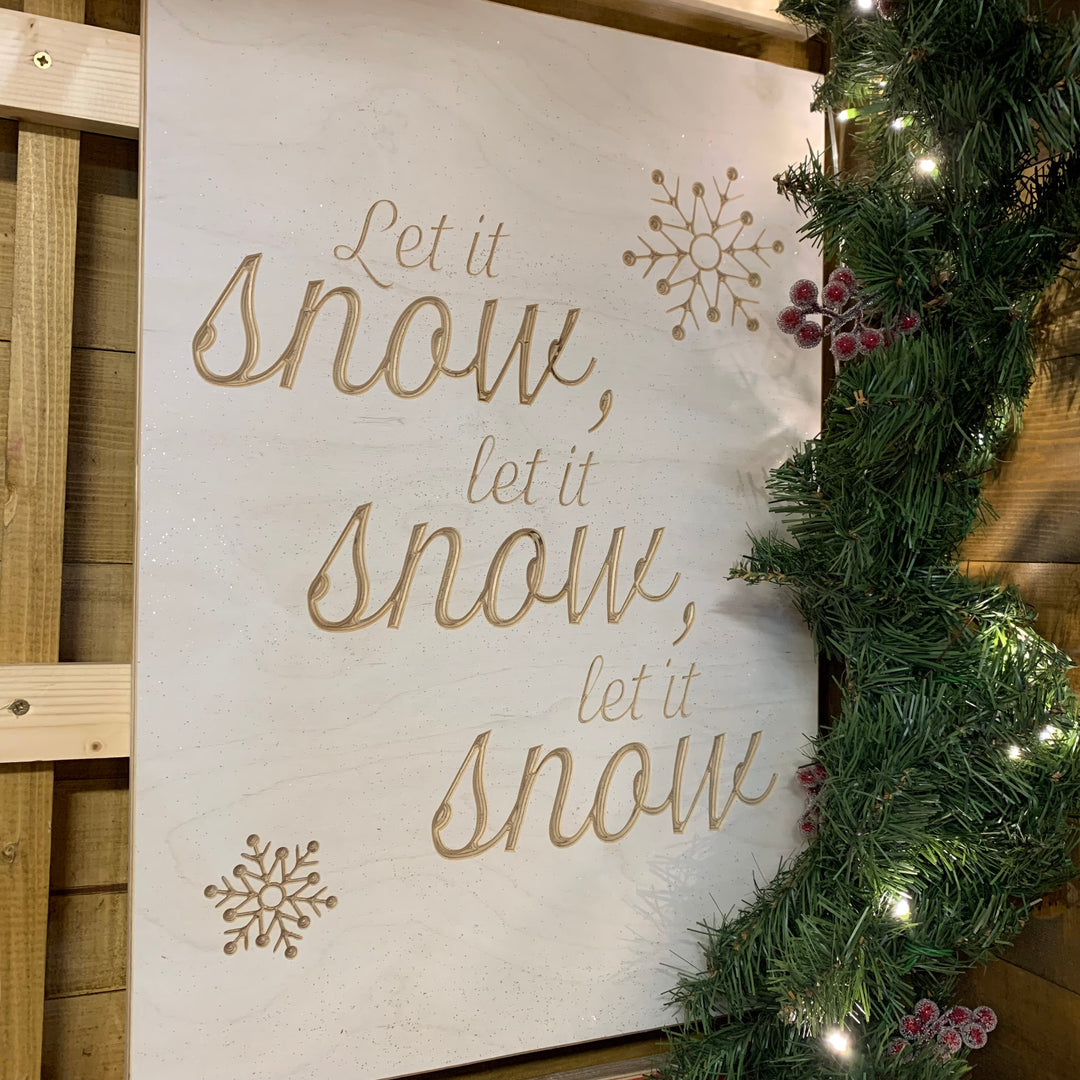 Let it snow, let it snow, let it snow