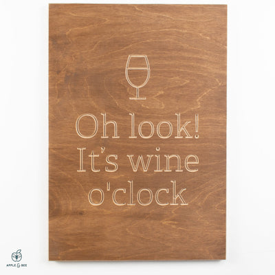 Oh look! It's wine o'clock
