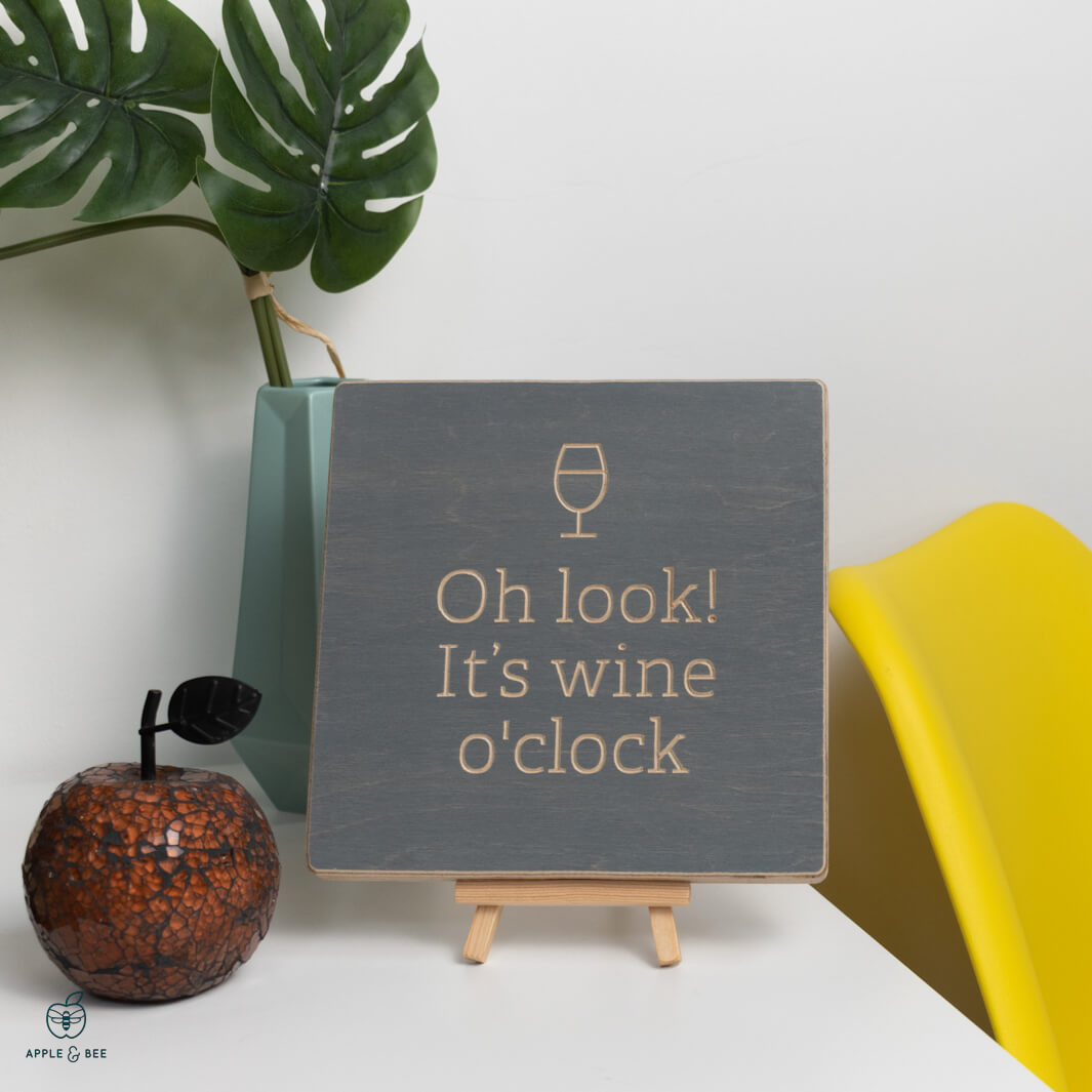 Oh look! It's wine o'clock