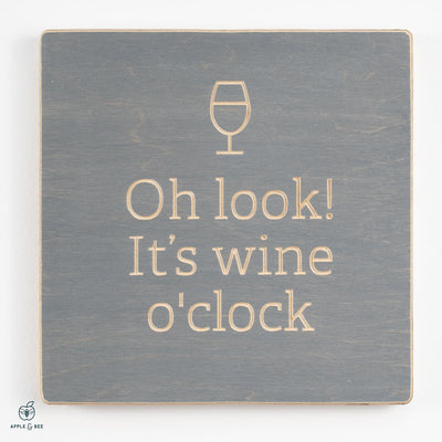 Oh look! It's wine o'clock