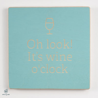 Oh look! It's wine o'clock