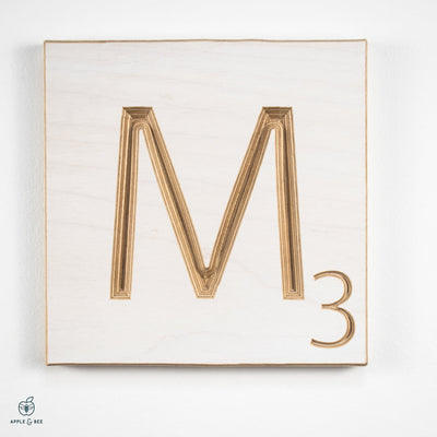 'M' Scrabble Tile