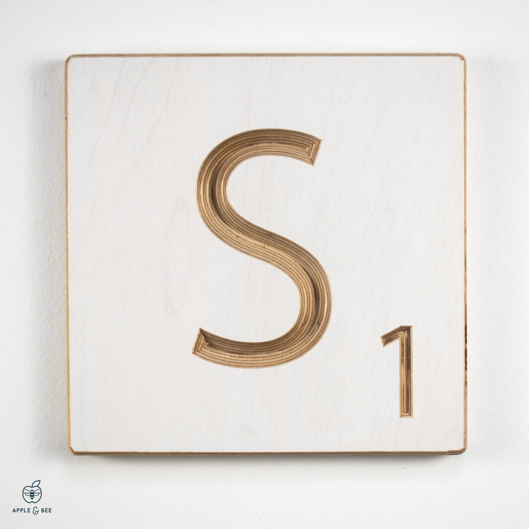 'S' Scrabble Tile